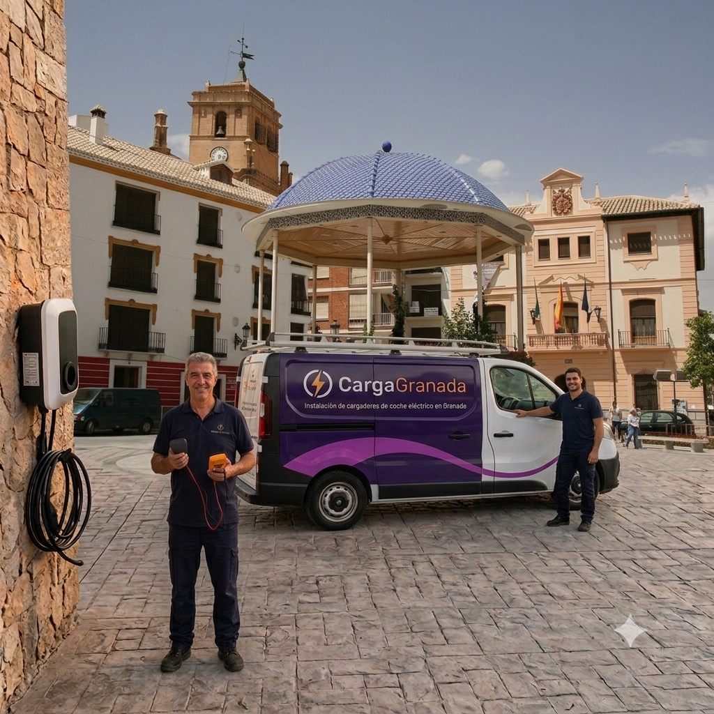 Vista de Huéscar, zona de cobertura de CargaGranada